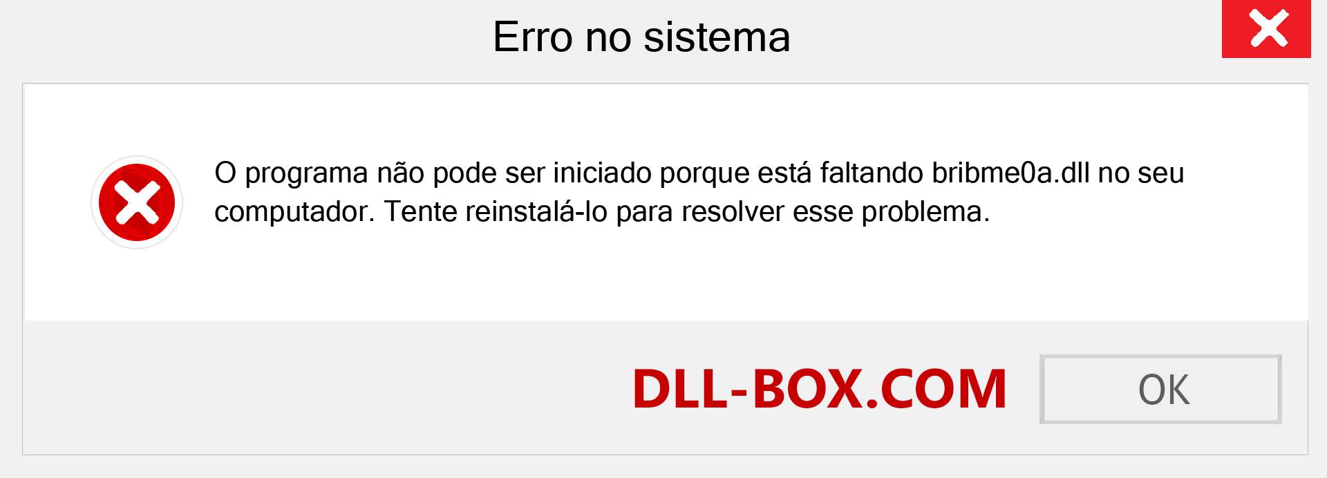 Arquivo bribme0a.dll ausente ?. Download para Windows 7, 8, 10 - Correção de erro ausente bribme0a dll no Windows, fotos, imagens